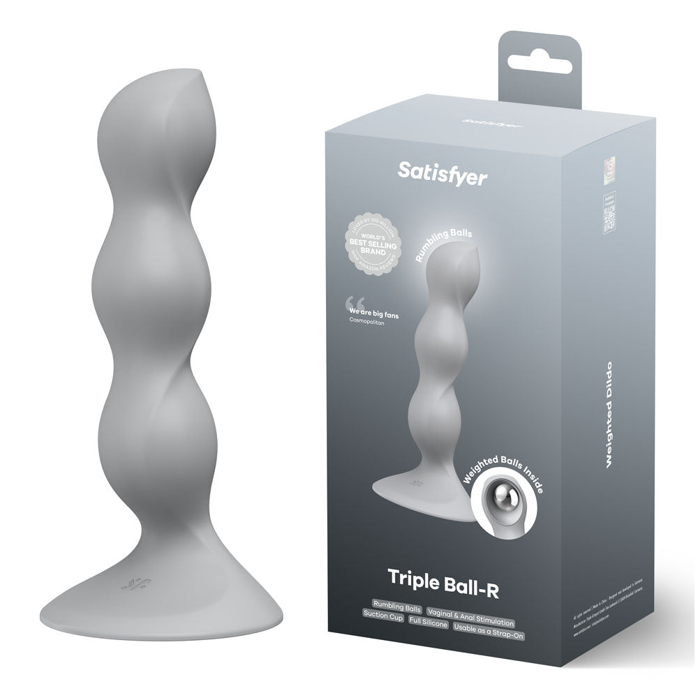 Satisfyer Triple Ball R Beaded & Weighted Dildo 18cm Satisfyer Main image