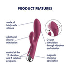 Satisfyer Spinning Rabbit 1 USB Rechargeable Rotating Rabbit Vibrator 20cm Satisfyer