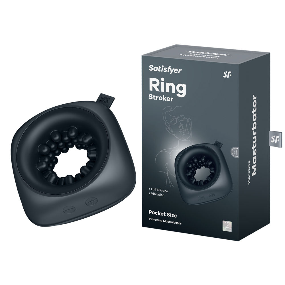 Satisfyer Ring Stroker Rechargeable Vibrating Masturbator Satisfyer
