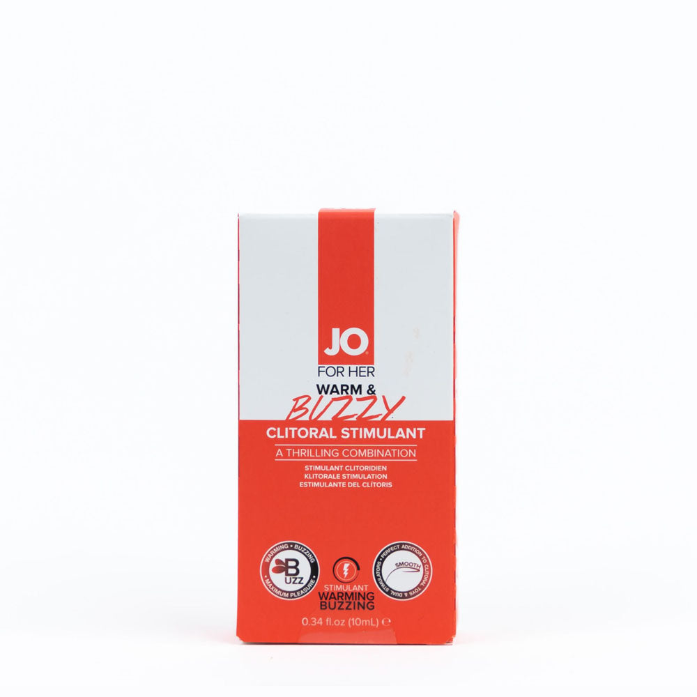 JO Warm & Buzzy Warming Clitoral Stimulation Gel 10ml Tube JO Main image