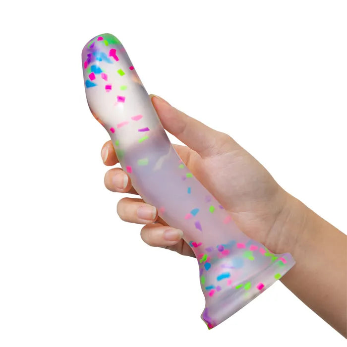 Blush Novelties Neo Elite Glow Hanky Panky Glow In Dark Dong 19cm Clear Secondary image
