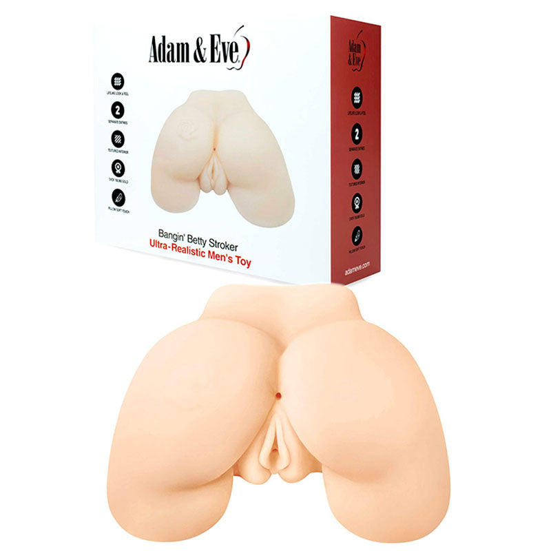 Adam & Eve Bangin' Betty Doggy Style Masturbator Flesh Adam & Eve