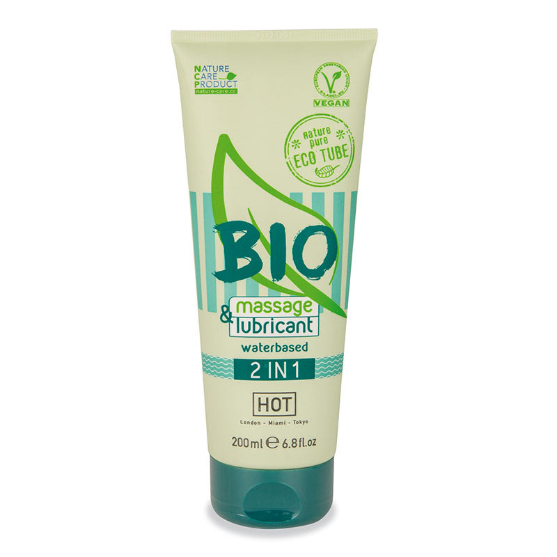 HOT BIO Massage & Lubricant 2 In 1 Water Based Lubricant 200ml Hot Production