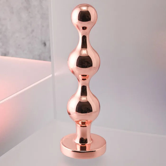 Gender X GOLD DIGGER Butt Plug With Black Gem Base Large Gender X
