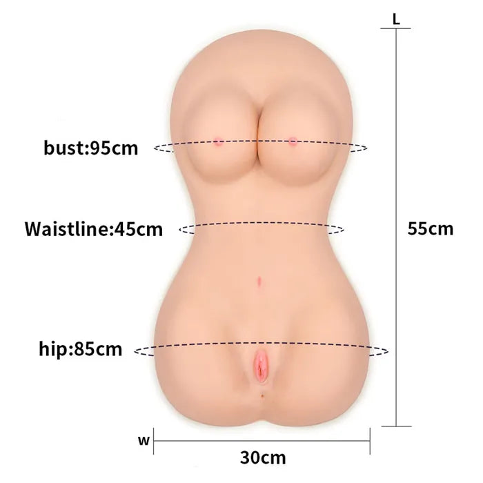 Lovetoy Feel Me Bare Mega Lifesize Mega Masturbator Flesh Lovetoy