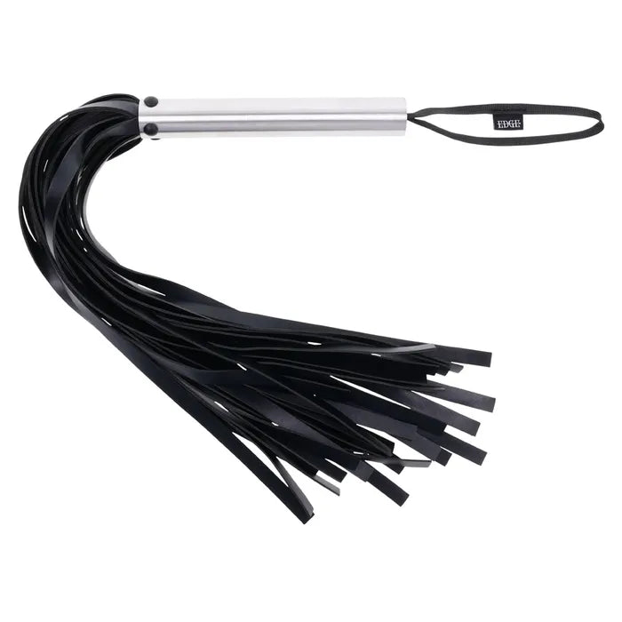 EDGE Flogger Flogger Whip With Metal Handle Black Secondary image