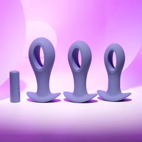 Evolved HOLE PUNCH PLUG SET Butt Plugs With Interchangeable Bullet Set Of 3 Sizes Evolved
