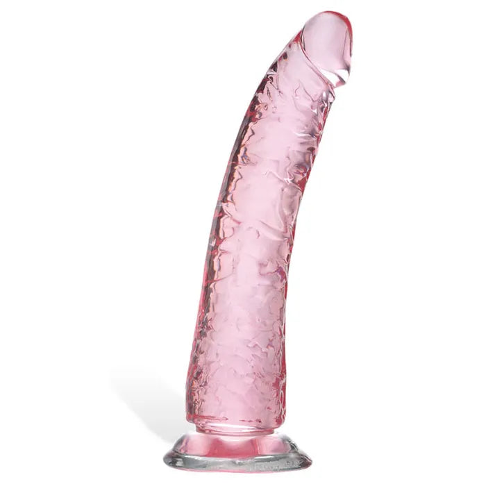 Adam & Eve Pink Jelly Realistic Dildo 8 Inch Pink Secondary image