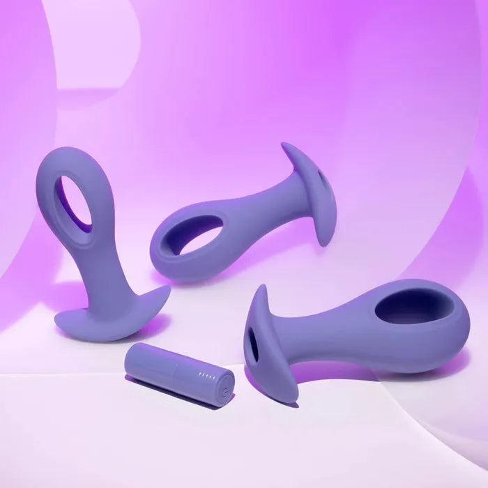 Evolved HOLE PUNCH PLUG SET Butt Plugs With Interchangeable Bullet Set Of 3 Sizes Evolved