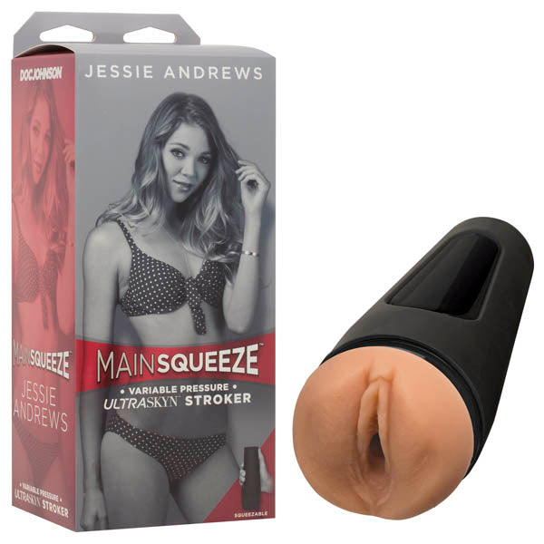 Doc Johnson Main Squeeze Jessie Andrews Vagina Stroker Flesh Doc Johnson Main image