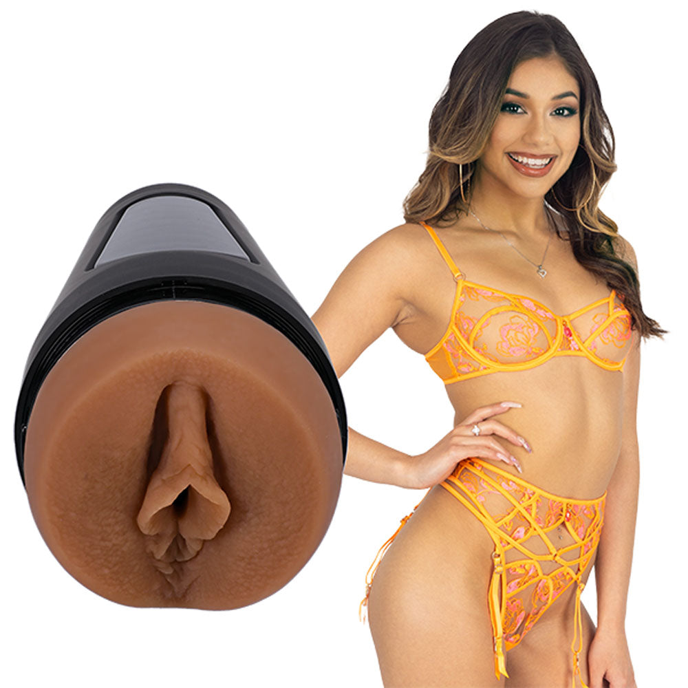 Doc Johnson Main Squeeze Xxlayna Marie Vagina Stroker Tan Doc Johnson Main image
