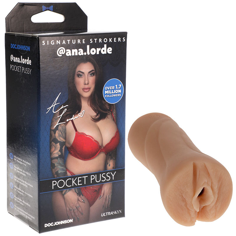 Doc Johnson Girls Of Social Media @ana.lorde Pocket Pussy Vagina Stroker Flesh Doc Johnson Main image