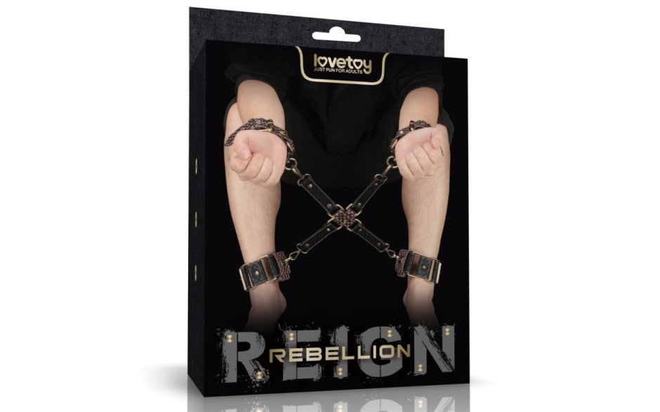 Lovetoy Rebellion Reign Fetish Play Hogtie Set Secondary image