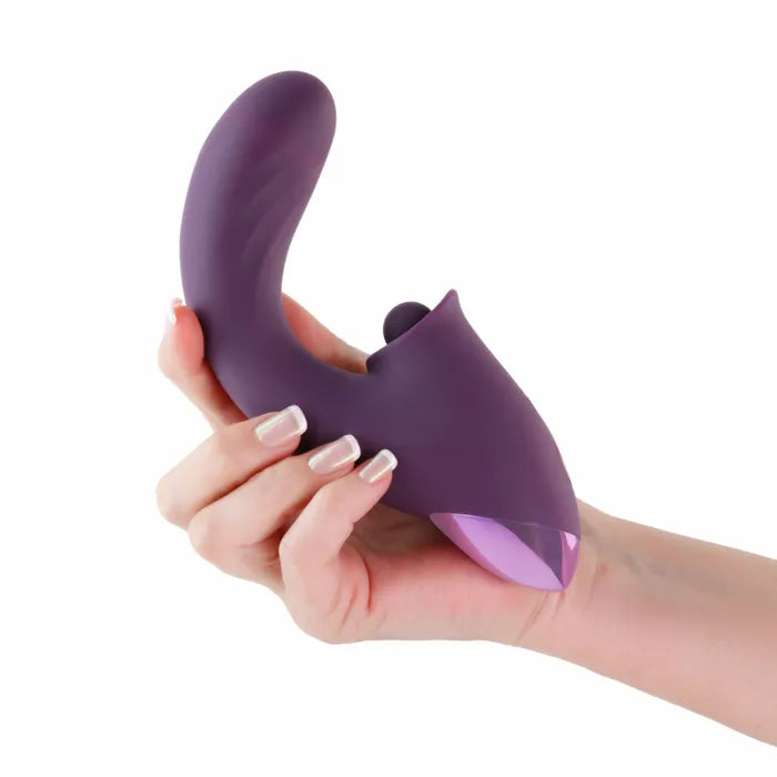 NS Novelties INYA Caprice USB Rechargeable Vibrator With Clitoral Thumper 17.7cm Secondary image