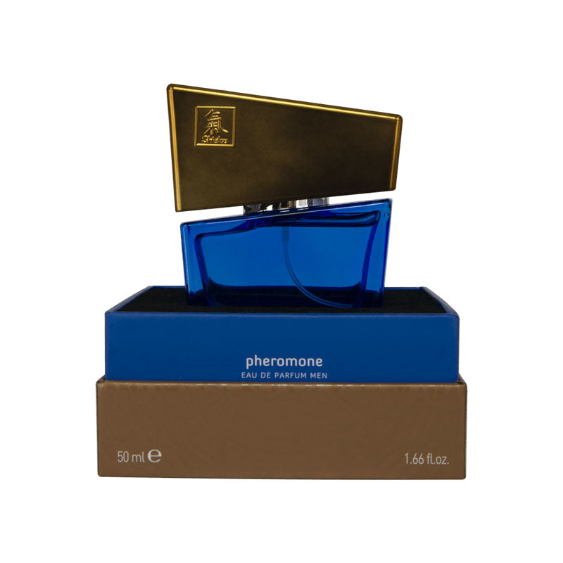 Hot Production Shiatsu Pheromone Eau De Parfum Pheromone Fragrance for Men Dark Blue 50ml Hot Production