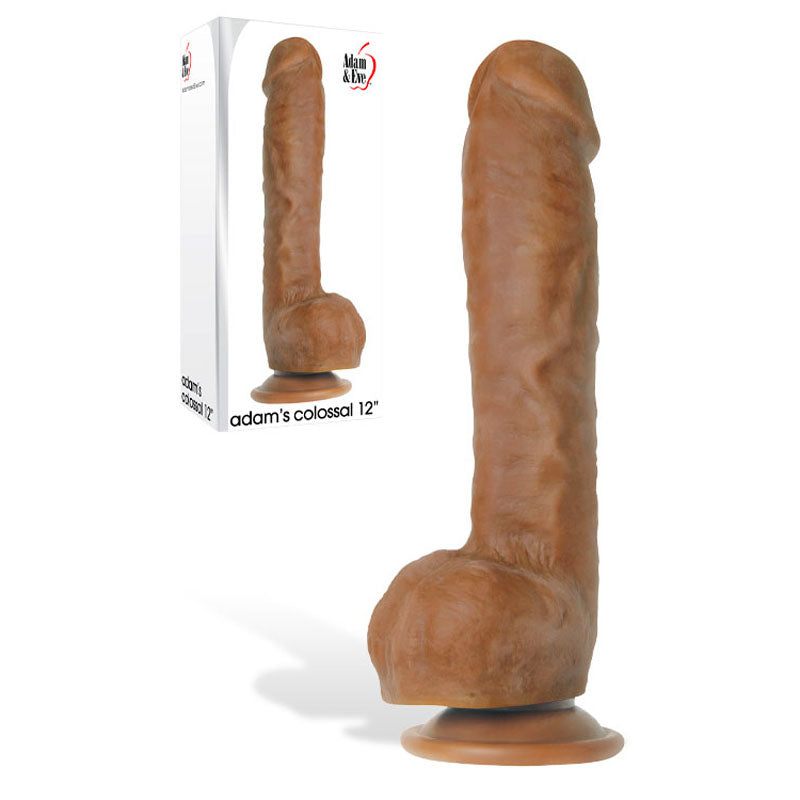Adam & Eve Adam's Colossal Dong 12 Inch Brown Adam & Eve Main image
