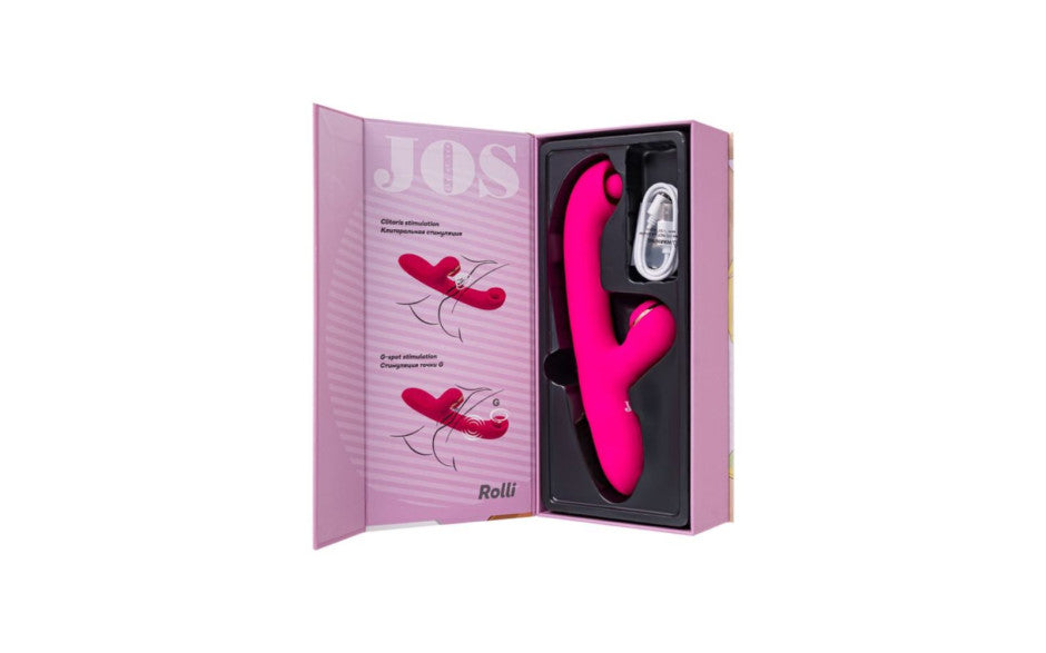 JOS Rolli Stimulating Ball Rabbit Vibrator With Vaccuum Clitoral Stimulator JOS