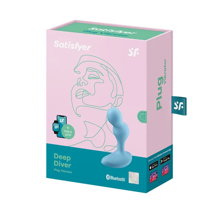 Satisfyer Deep Diver Vibrating Butt Plug With App Control Satisfyer