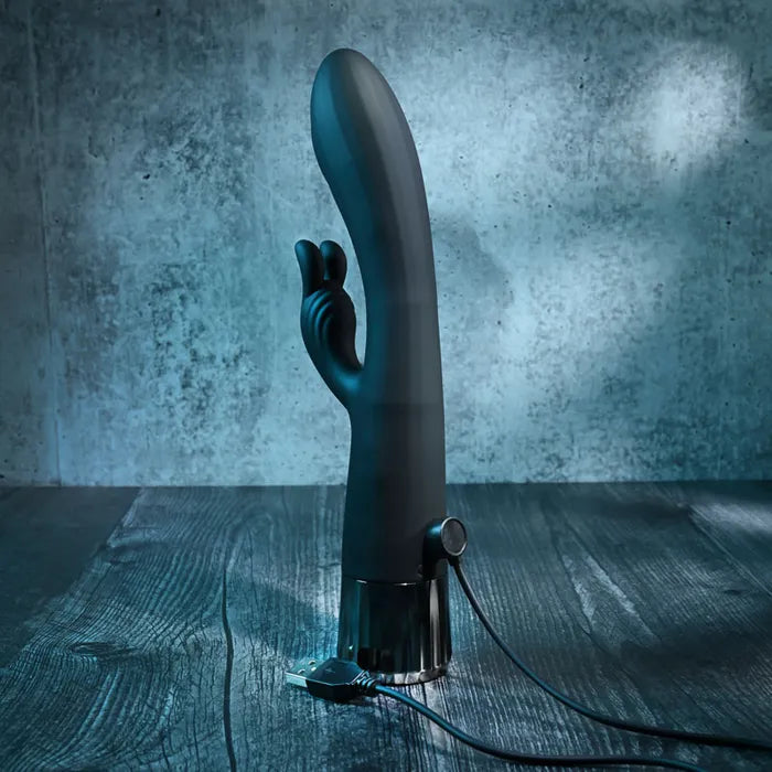 Evolved Heat Up & Chill USB Rechargeable Heating & Cooling Rabbit Vibrator 24.1cm Evolved