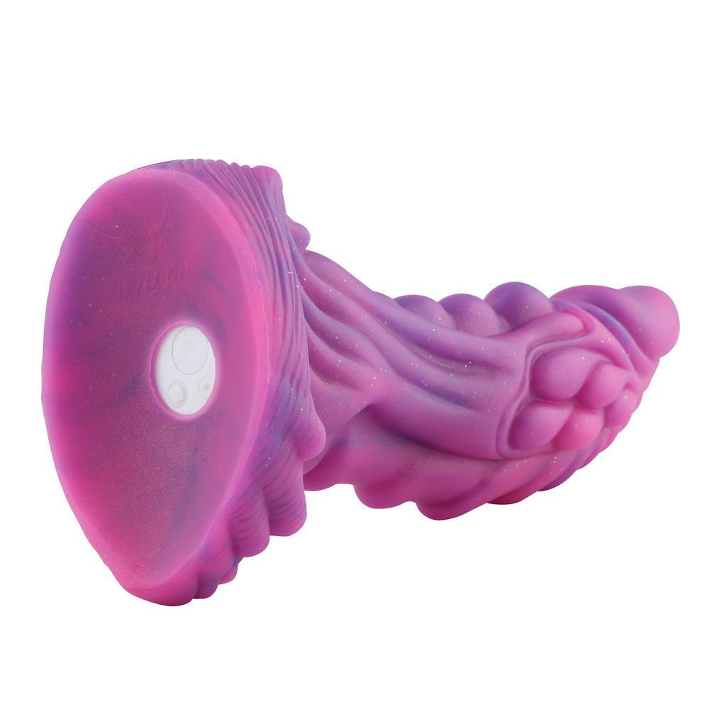 HiSmith Wildolo Remote & App Controlled Silicone Vibrating Amor Fantasy Dildo With Suction Cup 8.4 Inch HiSmith