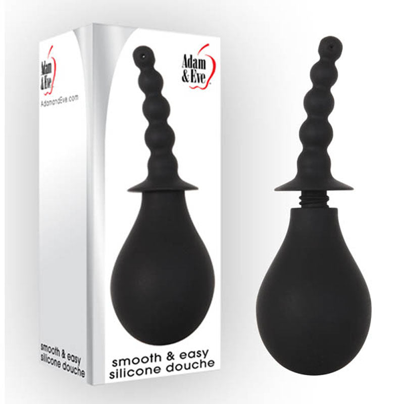 Adam & Eve Smooth & Easy Silicone Douche Black Adam & Eve Main image