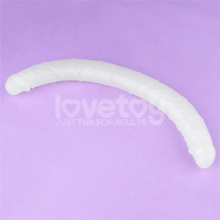 Lovetoy Lumino Play Glow In The Dark Double Dildo 18.5 Inch Blue Secondary image