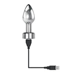 Gender X ROCKIN METAL PLUG Metallic USB Rechargeable Butt Plug Gender X