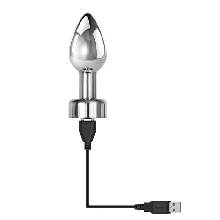 Gender X ROCKIN METAL PLUG Metallic USB Rechargeable Butt Plug Gender X