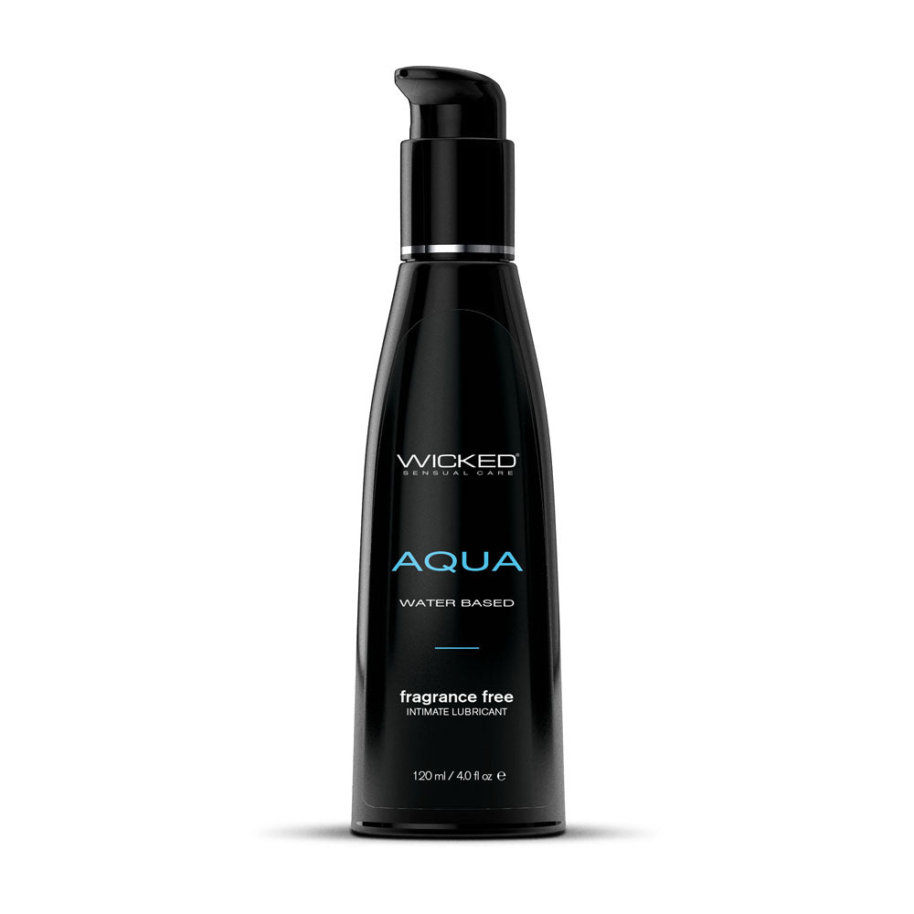 Wicked Aqua Water Based Lubricant 4 Oz Bottle Wicked Main image