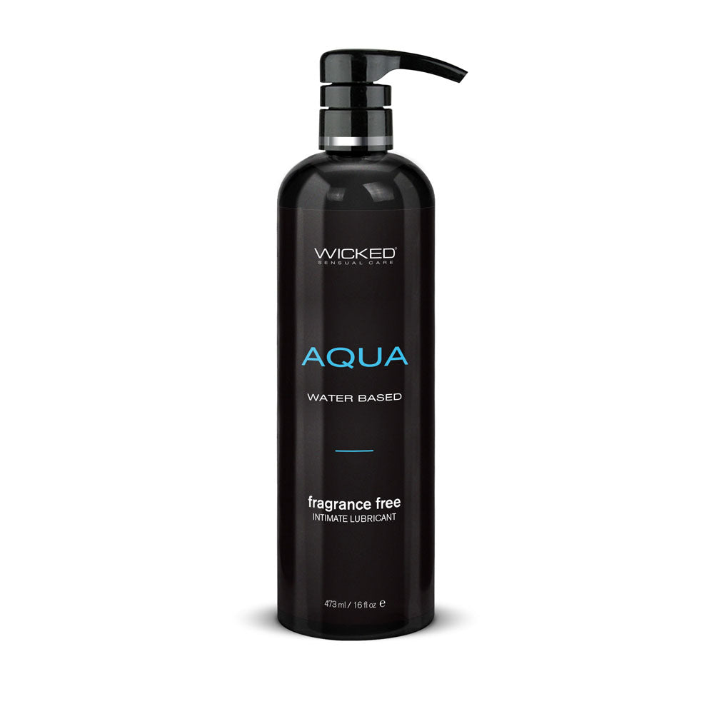 Wicked Aqua Water Based Lubricant 16 Oz Bottle Wicked Main image