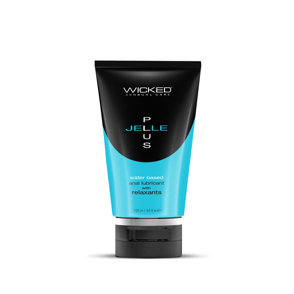 Wicked Jelle Plus Relaxing Water Based Anal Lubricant 120ml Bottle Wicked
