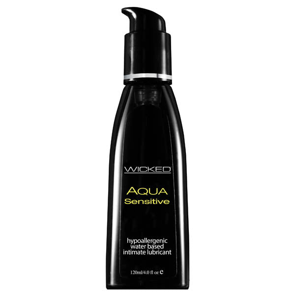Wicked Aqua Sensitive Water Based Lubricant 4 Oz Bottle Wicked Main image