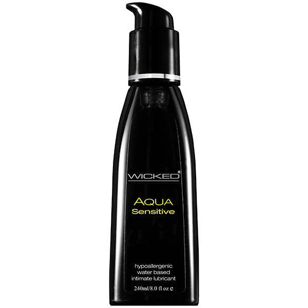 Wicked Aqua Sensitive Water Based Lubricant 8 Oz Bottle Wicked Main image