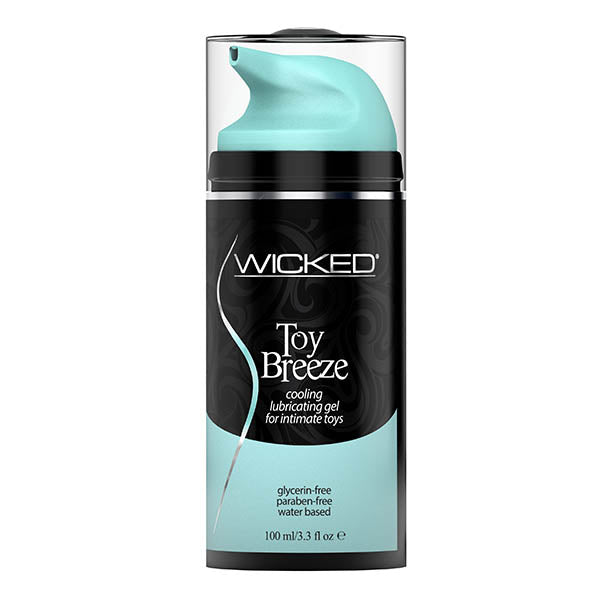 Wicked Toy Breeze Cooling Glycerin Free Water Based Lubricant 3.3 Oz Bottle Wicked Main image
