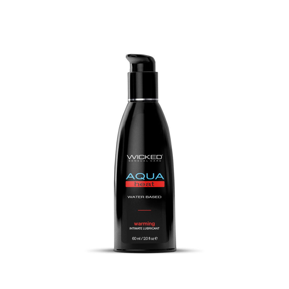 Wicked Aqua Heat Warming Water Based Lubricant 2 Oz Bottle Wicked Main image