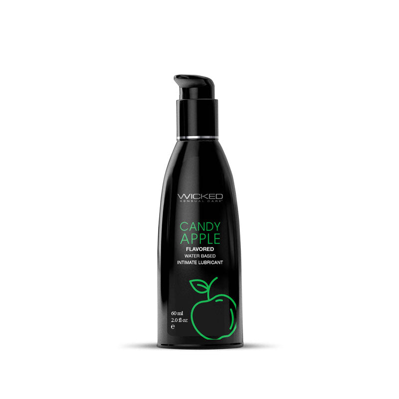 Wicked Aqua Candy Apple Flavoured Water Based Lubricant 2 Oz Bottle Wicked Main image