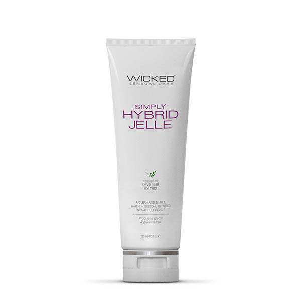 Wicked Simply Hybrid Jelle Water & Silicone Blended Anal Lubricant 120ml Bottle Wicked Main image