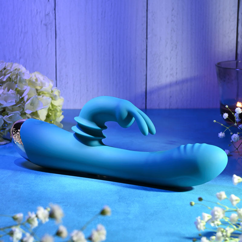 Adam & Eve SHIMMY & SHAKE VELVET RABBIT USB Rechargeable Rabbit Vibrator 22.4cm Adam & Eve