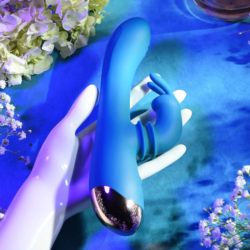Adam & Eve SHIMMY & SHAKE VELVET RABBIT USB Rechargeable Rabbit Vibrator 22.4cm Adam & Eve