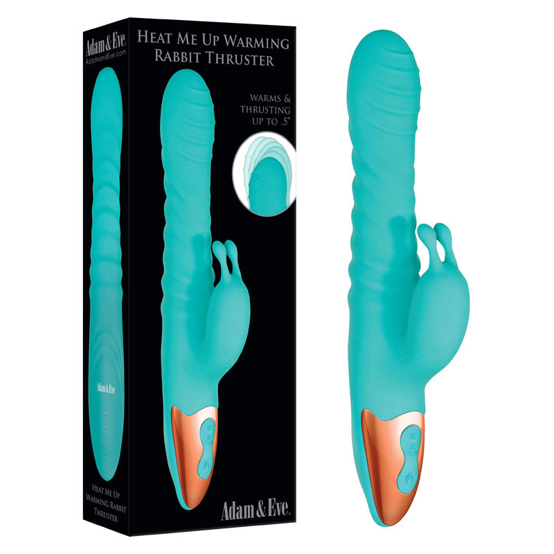 Adam & Eve HEAT ME UP Warming Rabbit Thruster USB Rechargeable Warming Rabbit Vibrator 23.6cm Adam & Eve Main image