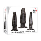 Adam & Eve ANAL ROCKETS TRAINER SET Butt Plugs Set Of 3 Sizes Adam & Eve