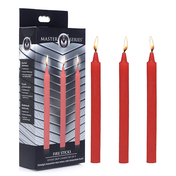 XR Brands Master Series Fetish Drip Candles 3 Pack XR Brands Main image