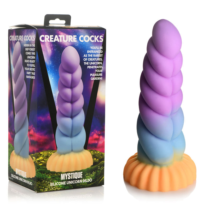 XR Brands Creature Cocks Mystique Silicone Unicorn Fantasy Dildo 21 cm XR Brands Main image