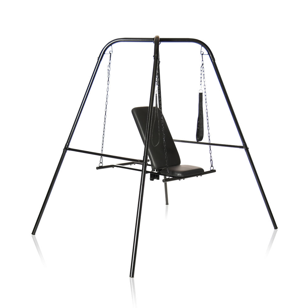 XR Brands Master Series Throne Adjustable Sex Sling With Stand XR Brands Main image