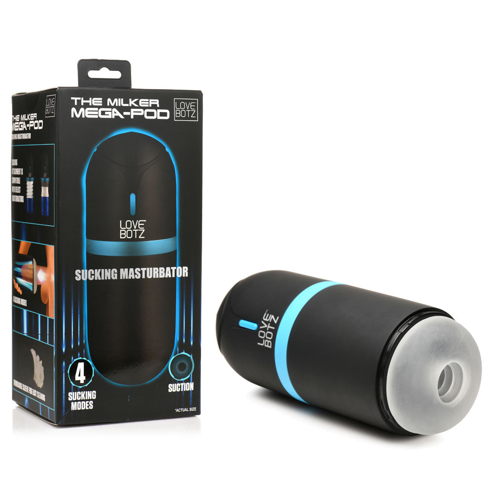XR Brands LoveBotz The Milker Mega Pod USB Rechargeable Male Masturbator XR Brands Main image