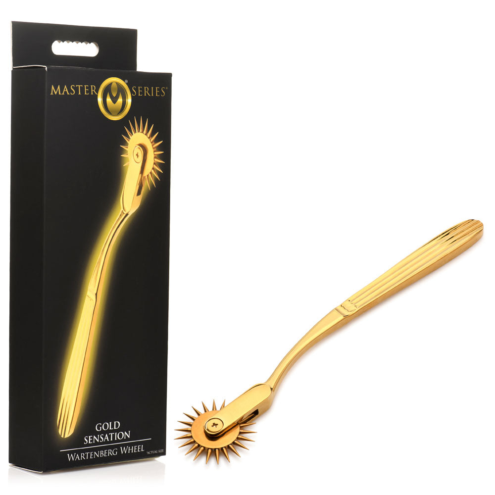 Master Series Gold Sensation Wartenberg Wheel XR Brands