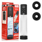 XR Brands Size Matters Sucking USB Rechargeable Penis Pump Clear XR Brands