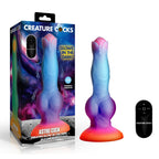 XR Brands Creature Cocks Astro Cock Glow In Dark Vibrating Fantasy Dildo With Remote 20.6cm XR Brands