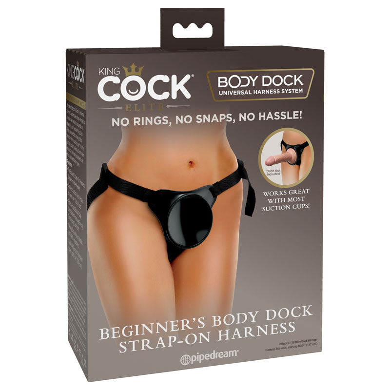 Pipedream King Cock Elite Beginners Body Dock Adjustable Strap On Harness (No probe included) Pipedream Main image