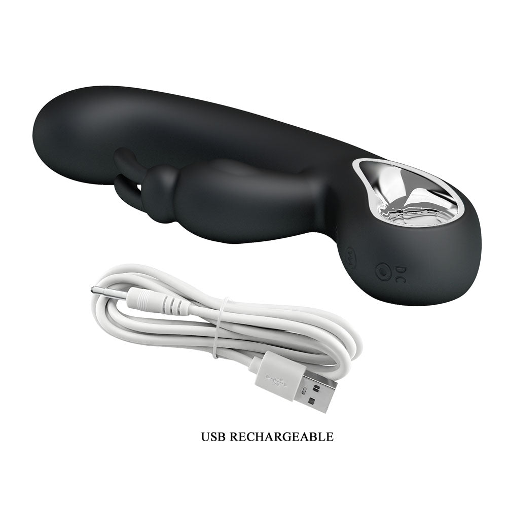 Party Up COLIN USB Rechargeable Rabbit Vibrator 21cm Party Up